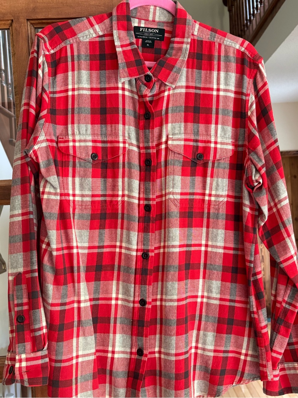 Filson women’s flannel shirt size XL